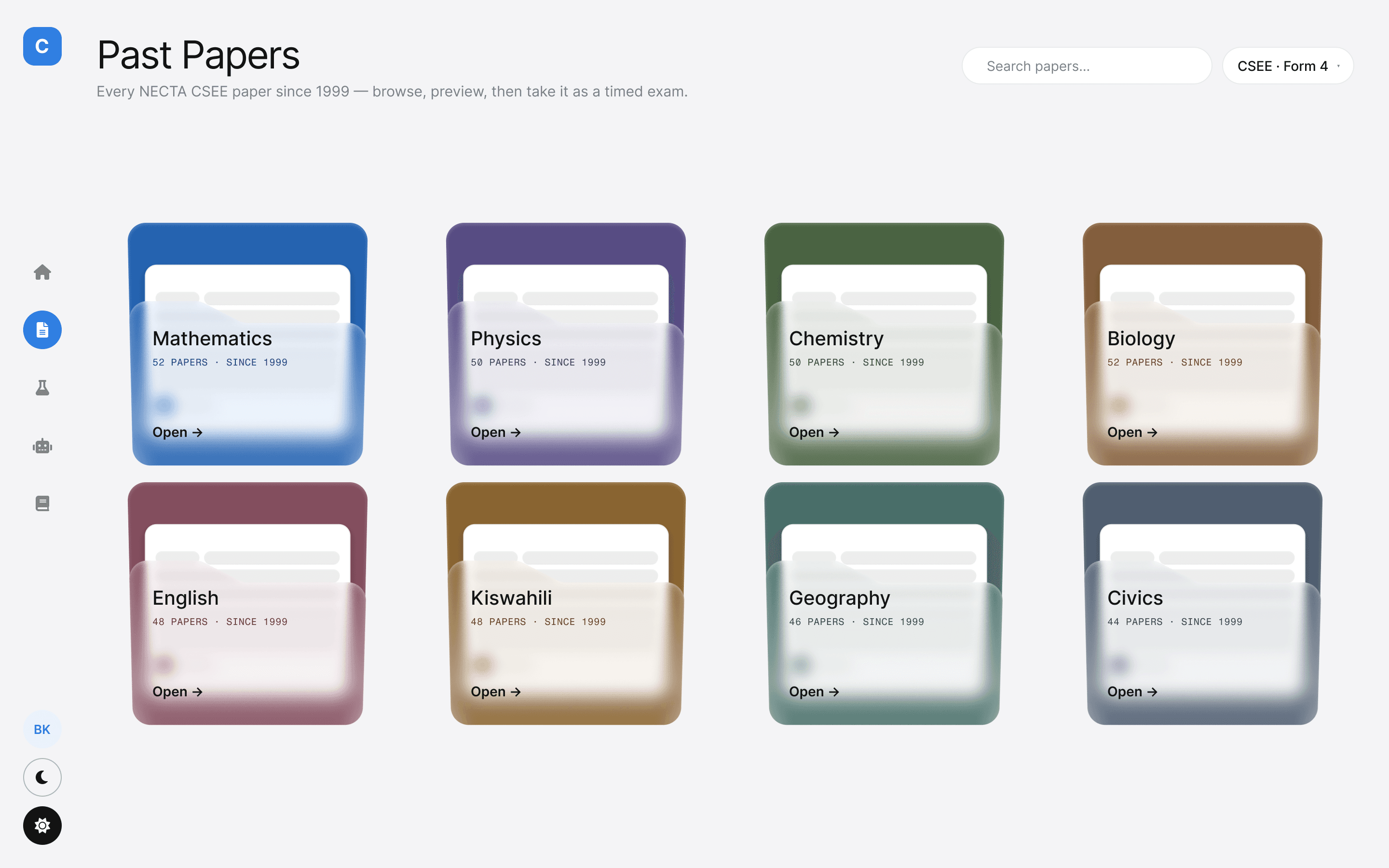 Past Papers — Createch
